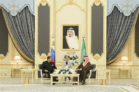 Presidente Maduro Se Re Ne Con Pr Ncipe Heredero De Arabia Saudita