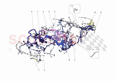 Low Voltage Wiring Harnesses Parts For Ferrari Portofino M Europe Rh