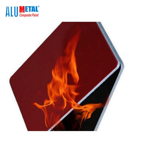 1220x2440mm Fire Retardant Aluminium Composite Panel Nontoxic 115