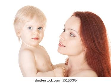 Nude Baby Mother Portrait Hug Playing Stock Photo 49643815 Shutterstock