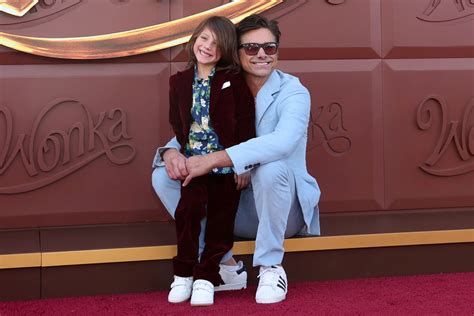 John Stamos And Son Billy Pose For Sweet Photos At Wonka Premiere