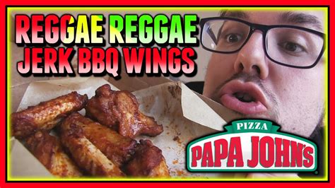 Papa Johns Reggae Reggae Bbq Wings Review Youtube