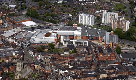 Grand Arcade Shopping Centre Wigan From The Air Aerial Photographs