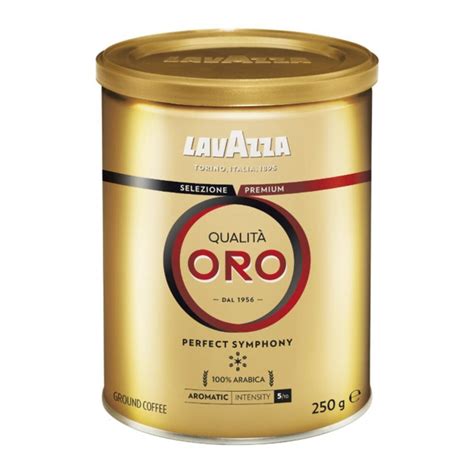 Кофе Lavazza Лавацца Qualita Oro молотый 250г в жестяной банке, 100% ...