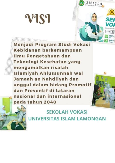 Visi Dan Misi Program Studi D Iii Kebidanan Kebidanan Unisla