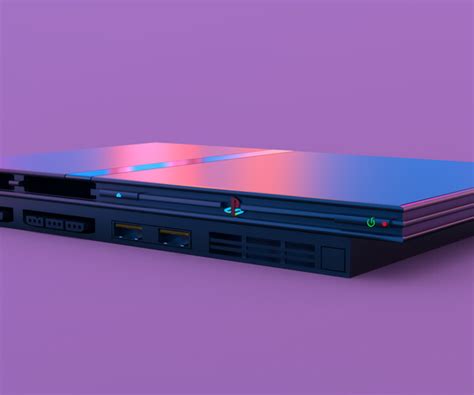 ArtStation - Sony PlayStation 2 Slim | Game Assets