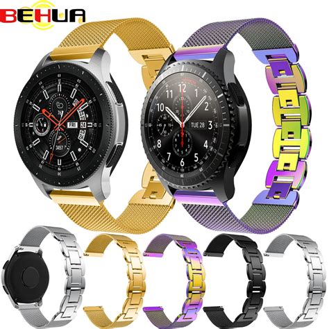 22mm Cinta Para Samsung Gear Frontier S3 Galaxy Assista 46mm Banda De