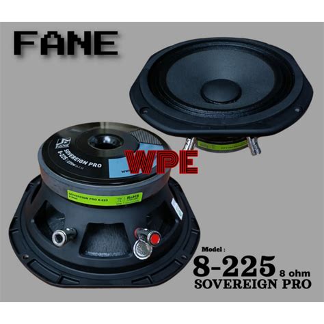 Jual Speaker Komponen Fane Sovereign Pro 8 225 8ohm 8inch Original