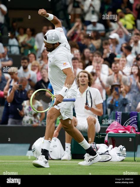 Wimbledon London Uk Th July Italian Tennis Player Matteo