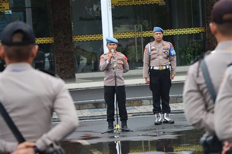 Masuk Tahap Kampanye Propam Polresta Bandar Lampung Ingatkan