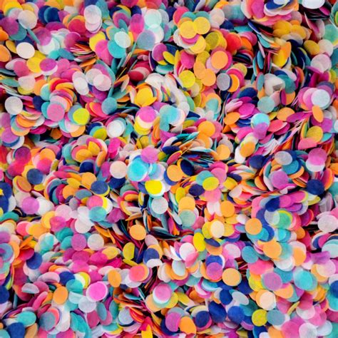 Bright Rainbow Biodegradable Wedding Confetti Proper Confetti