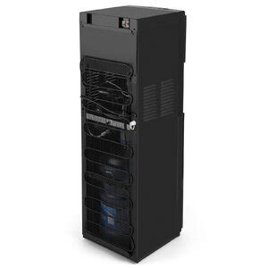 Cosvalve Black Freestanding Bottom Loading Water Cooler With Hot Cold And Room Temperature