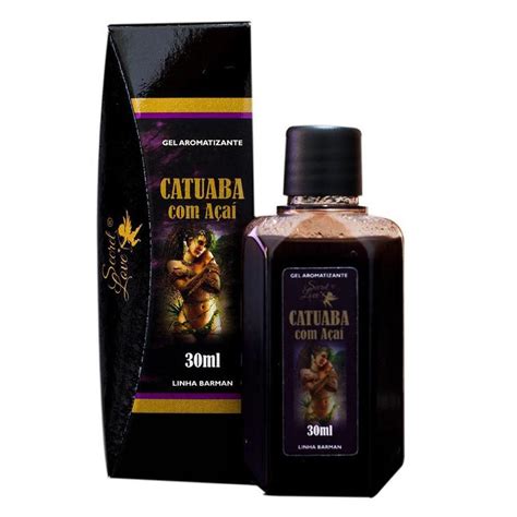 Gel Hot Comestível Massagem Corporal Aroma Catuaba Açaí 30Ml Segred Love Gel para Sexo