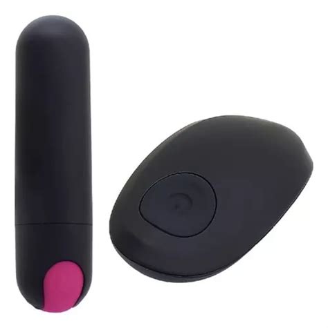 Bala Vibradora Con Control Remoto Recargable Usb St Bullet Color Negro