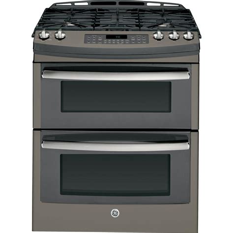 GE Profile 6.8 cu. ft. Double Oven Gas Range with Self-Cleaning ...