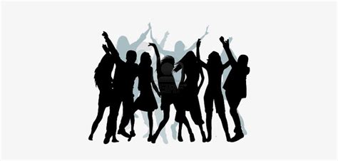 Group Dance Silhouette Png Png - Group Dancing Silhouette Png - Free ...