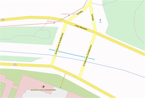 Schönbrunner Schloss Stadtplan mit Luftansicht und Unterkünften von Wien