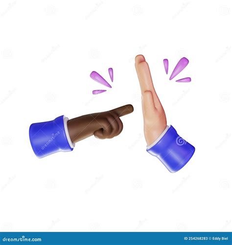 3d Hand Emoji Gesture Pointing Clapping Hands Business Corporate Icon ...