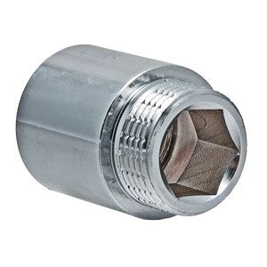 Удлинитель латунный, хромированный, под шестигранный ключ ВН-НР Valtec ...