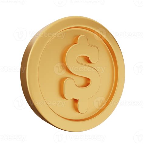 3d Coin Gold Dollar Silver Bronze 22030973 Png