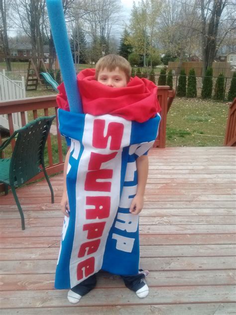 Slurpee anyone!!! Halloween costume, lots of fun, and easy to make