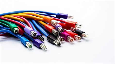 Premium Photo | A photo of Ethernet Cables and Connectors