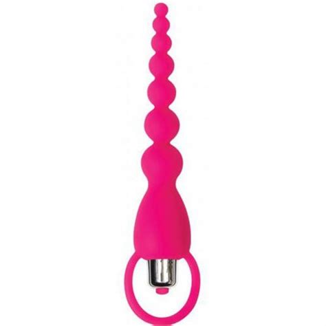 Adam Eve Booty Bliss Silicone Vibrating Beads Pink Sex Toys At