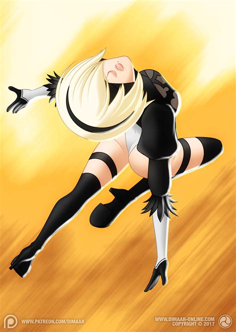 2B Nier Automata By Dimaar Hentai Foundry