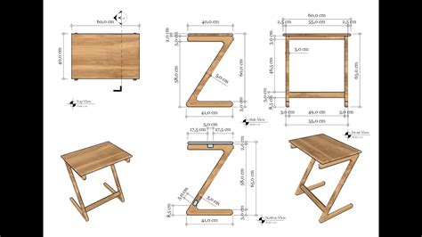 Cara Mendesain Furniture Di Sketchup Part 2 Layout Technical Drawing