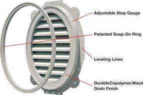 Mid-America Vinyl Gable Vents - Round Square Octagon