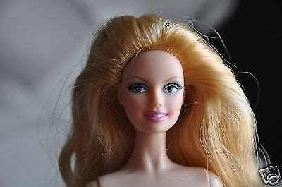 Nude Model Muse Barbie Doll With Long Blond Hair By Mattel
