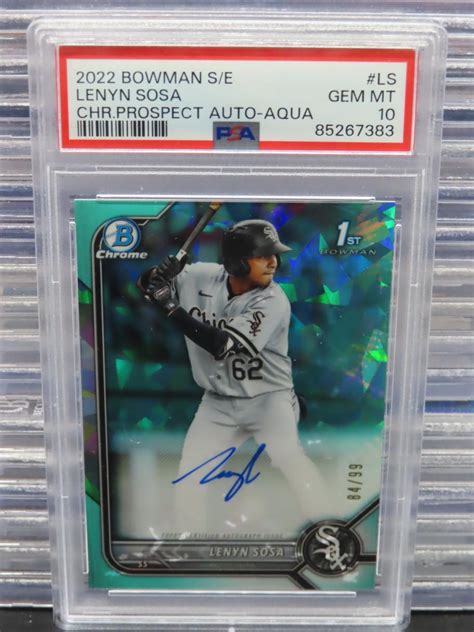 Lenyn Sosa Bowman Sapphire Edition Bspa Ls Chrome Prospect Auto