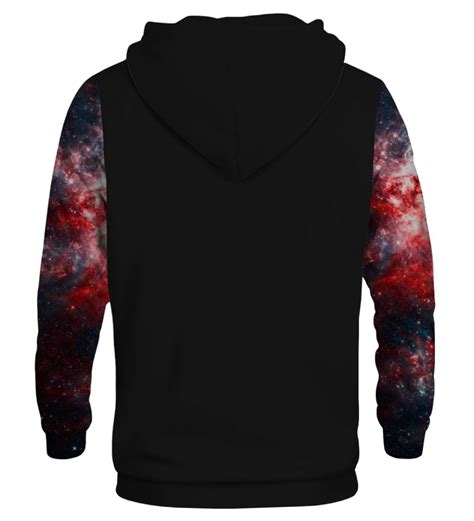 Red Galaxy Cotton hoodie - Bittersweet Paris