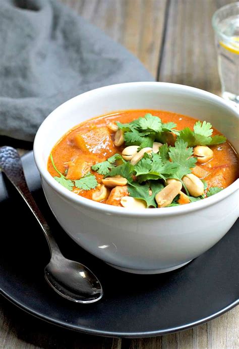 West African Peanut Soup With Chicken Pinch And Swirl