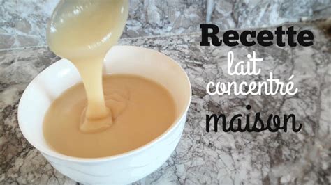 RECETTE LAIT CONCENTRÉ SUCRÉ facile et rapide AVEC SEULEMENT 2