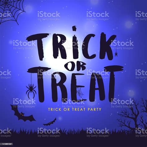 Halloween Banner Flyer Design Template Offer Party Horror Stock Illustration Download Image