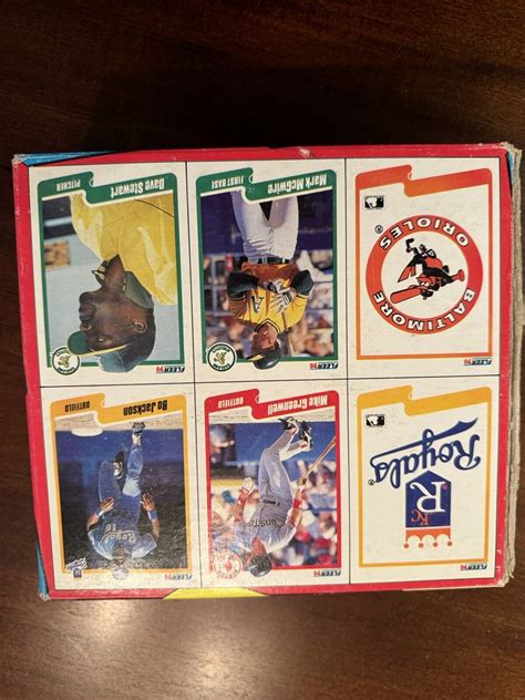 1990 FLEER BASEBALL CELLO BOX 24 Pks 33 Cards 3 Stickers Pk KEN