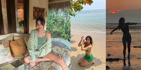 Potret Valerie Thomas Liburan Di Pantai Hot Berbikini Pamer Kulit Tanned KapanLagi