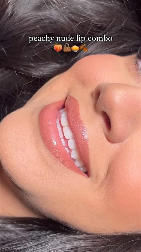 A Peachy Nude Lip Is The Perfect Natural Touch That Complements The Cozy Season Who Says Fall