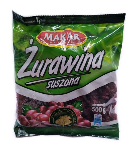 Żurawina Suszona Cięta 500G Makar Inna marka Sklep EMPIK