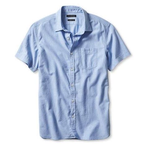 Banana Republic Mens Camden Fit Chambray Short Sleeve Shirt Chambray Shirt Men Banana