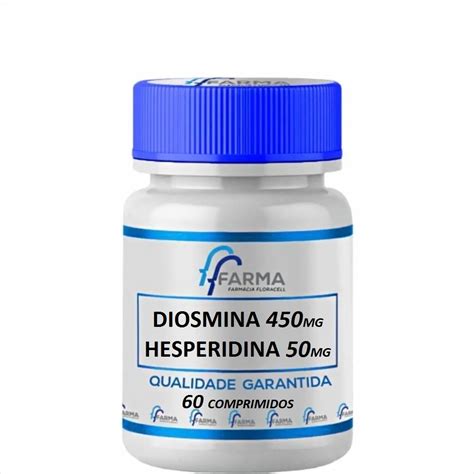 Diosmina E Hesperidina Para Que Serve - Diosmina 450mg + Hesperidina 50mg 60 Comprimidos - Suporte Circulatório ...