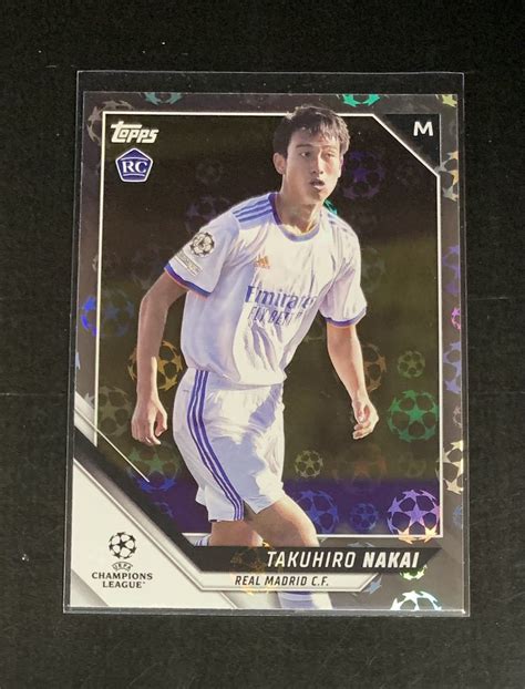 Topps Soccer Takuhiro Nakai Real Madrid C F Rc Starball