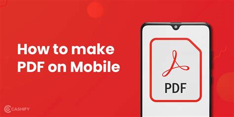 How To Make PDF On Mobile A Step By Step Guide Cashify Blog