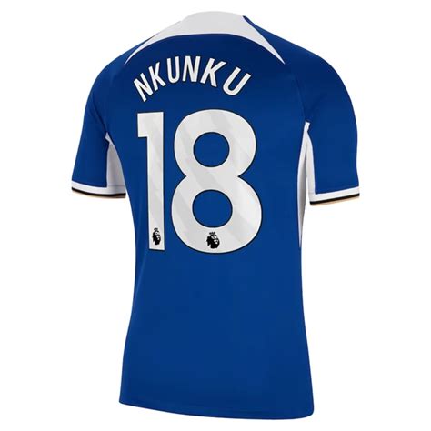 Chelsea Fußballtrikots 2023 24 Nkunku 18 Heimtrikot