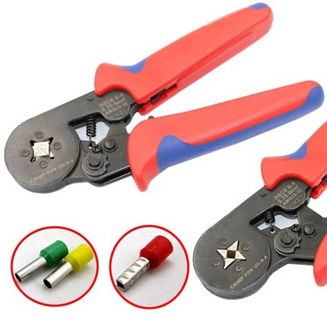 HSC8 Mini 6 4A Self Adjustable Crimping Pliers 0 25 6mm Terminals Hand