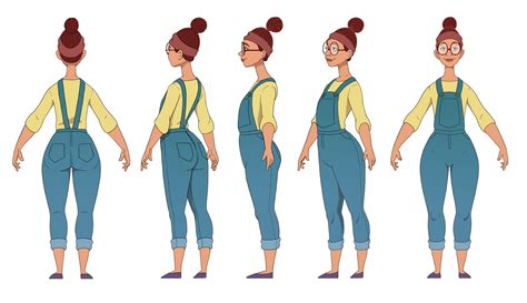 Character Turnaround Character Design Sheet Cartoon Character Design