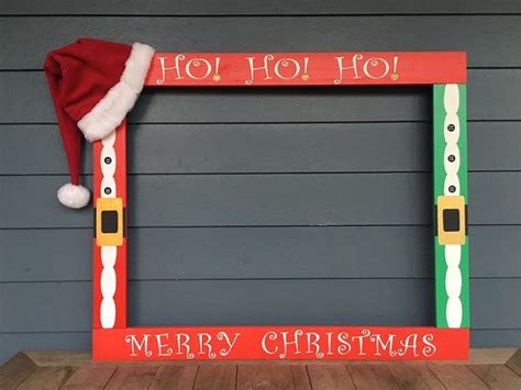 Christmas Photobooth Frame Prop Holiday Photobooth Etsy Christmas