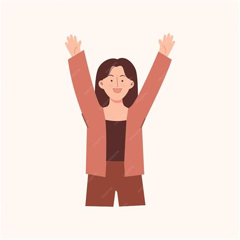 Premium Vector Happy Woman