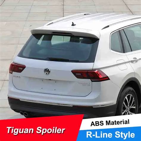 Jncforurc High Quality Abs Plastic Car Spoiler Wings For Vw Tiguan L